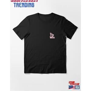 The Who Band Color T Shirt Tshirt